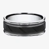 Modern Bride Mens 8mm Cobalt Wedding Band In Multi