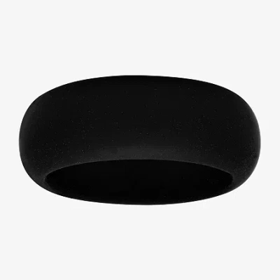 Modern Bride Mens 8mm Silicone Wedding Band In Transparent