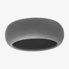 Modern Bride Mens 8mm Silicone Wedding Band In Gray