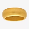 Modern Bride Mens 8mm Silicone Wedding Band In Gold
