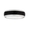 Modern Bride Mens 8mm Stainless Steel Wedding Band In Silver