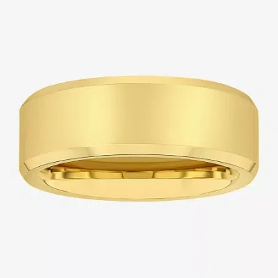Modern Bride Mens 8mm Tungsten Band In Gold