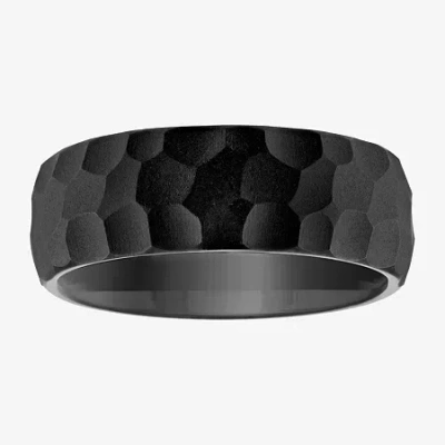 Modern Bride Mens 8mm Tungsten Band In Transparent