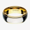 Modern Bride Mens 8mm Tungsten Hypoallergenic Wedding Band In Multi