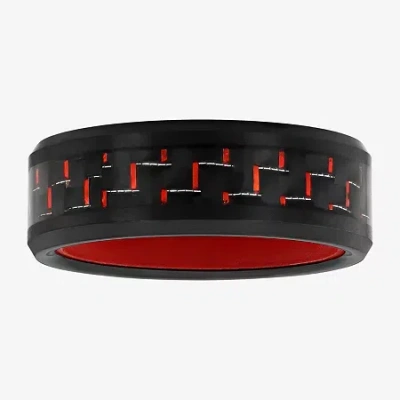 Modern Bride Mens 8mm Tungsten Wedding Band