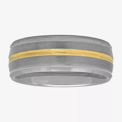 Modern Bride Mens 8mm Tungsten Wedding Band