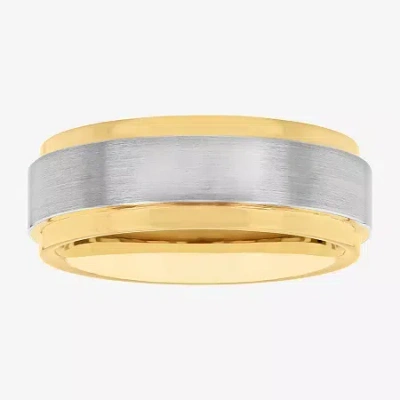 Modern Bride Mens 8mm Tungsten Wedding Band In Multi