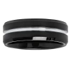 Modern Bride Mens 8mm Tungsten Wedding Band In Multi