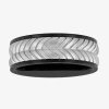 Modern Bride Mens 8mm Tungsten Wedding Band In Multi