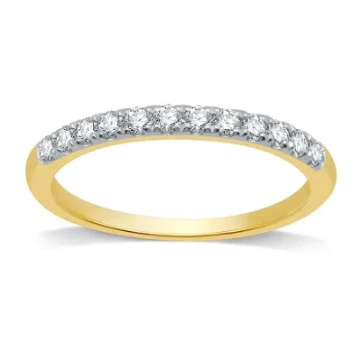 Modern Bride Premier Collection 1/4 Ct.t.w. Natural Diamond 14k Gold Wedding Band