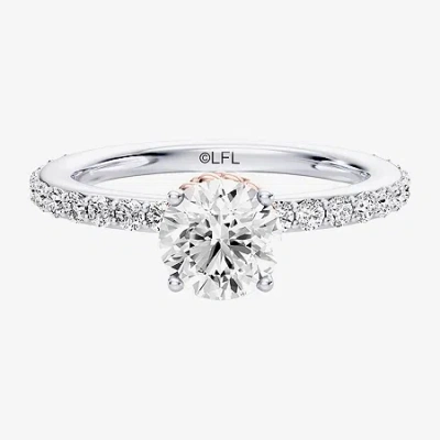 Modern Bride Princess Leia (f / Si1) Womens 1 1/2 Ct. T.w. Lab Grown White Diamond 10k Gold Round Star Wars Side  In Metallic