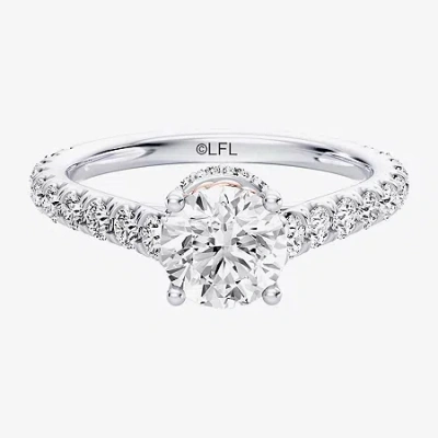 Modern Bride Princess Leia (f / Si1) Womens 1 3/4 Ct. T.w. Lab Grown White Diamond 10k Gold Round Star Wars Side  In Metallic
