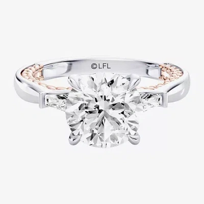 Modern Bride Princess Leia (f / Si1) Womens 2 1/5 Ct. T.w. Lab Grown White Diamond 10k Gold Round Star Wars Engag In Metallic