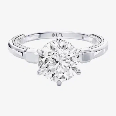 Modern Bride R2-d2 (f / Si1) Womens 2 3/8 Ct. T.w. Lab Grown White Diamond 10k Gold Round Star Wars Engagement Ri