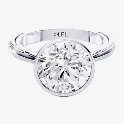 Modern Bride R2-d2 (f / Si1) Womens 3 1/8 Ct. T.w. Lab Grown White Diamond 10k Gold Round Star Wars Engagement Ri In Metallic