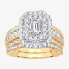 Modern Bride Signature By  2 Ct.t.w. Lab-grown (h-i / Si1-si2) Diamond Engagement Ring In 10k Or 14k  In Yellow