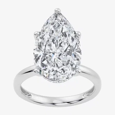 Modern Bride Signature By  (f / Vs2) Womens 10 Ct.t.w. Lab Grown White Diamond 14k Gold Pear Engageme