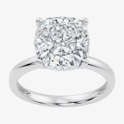 Modern Bride Signature By  (f / Vs2) Womens 7 Ct.t.w. Lab Grown White Diamond 14k Gold Cushion Engage