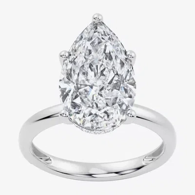 Modern Bride Signature By  (f / Vs2) Womens 7 Ct.t.w. Lab Grown White Diamond 14k Gold Pear Engagemen