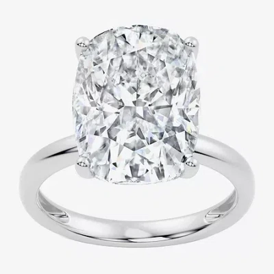 Modern Bride Signature By  (f / Vs2) Womens 8 Ct.t.w. Lab Grown White Diamond 14k Gold Cushion Engage