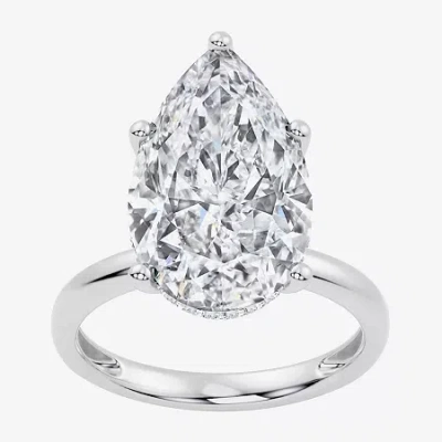 Modern Bride Signature By  (f / Vs2) Womens 8 Ct.t.w. Lab Grown White Diamond 14k Gold Pear Engagemen