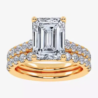 Modern Bride Signature By  (g-h / Si1-si2) Womens 4 Ct. T.w. Lab Grown White Diamond 14k White Gold B