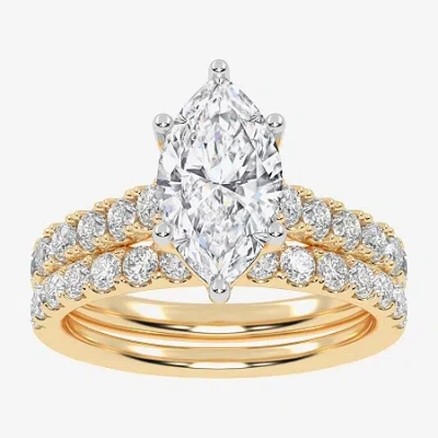 Modern Bride Signature By  (g-h / Vs2-si1) Womens 2 1/2 Ct. T.w. Lab Grown White Diamond 14k Gold Mar