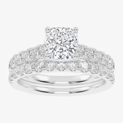 Modern Bride Signature By  (g-h / Vs2-si1) Womens 2 Ct. T.w. Lab Grown White Diamond 14k Gold Cushion