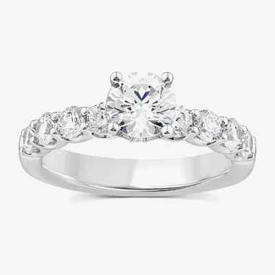 Modern Bride Signature By  (g / Si1-si2) Womens 2 Ct. T.w. Lab Grown White Diamond 10k White Or Yello