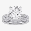 Modern Bride Signature By  (g / Vs2-si1) Womens 6 Ct. T.w. Lab Grown White Diamond 14k White Gold Rou In White