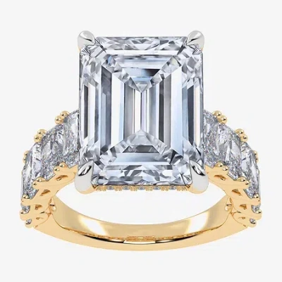 Modern Bride Signature By  G/vs2-si1 Womens 8 1/4 Ct. T.w. Lab Grown White Diamond 14k White Gold Sid In Yellow