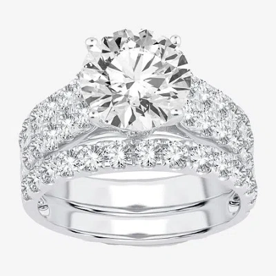 Modern Bride Signature By  (h-i / Si1-si2) Womens 5 Ct. T.w. Lab Grown White Diamond 14k Gold Round B