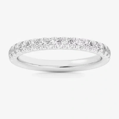 Modern Bride Signature By  (si1-si2/h-i) Womens 2mm 1/2 Ct. T.w. Lab Grown White Diamond 14k Gold Wed