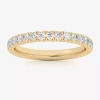 Modern Bride Signature By  (si1-si2/h-i) Womens 2mm 1/2 Ct. T.w. Lab Grown White Diamond 14k Gold Wed In Yellow
