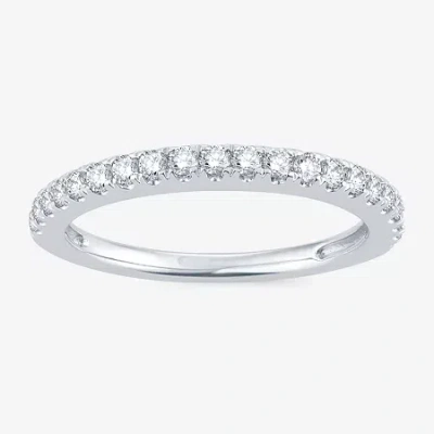 Modern Bride Signature By  Womens 1/3 Ct. T.w. Natural White Diamond 14k Gold Wedding Band