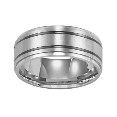 Modern Bride Stainless Steel Ring In Gray
