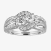 Modern Bride Two Forever 1 C.t. T.w. Natural Diamond 10k White Gold Ring In Metallic