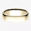 Modern Bride Unisex Adult 5.5mm 10k White Gold Wedding Band In Gold