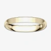 Modern Bride Women's 14k Yellow Gold 2.5mm Traditional Wedding Band In Gold