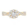 Modern Bride Womens 1 Ct. T.w. Natural White Diamond 14k Gold Round Engagement Ring In Transparent