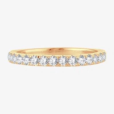 Modern Bride Womens 1/2 Ct. T.w. Natural White Diamond 10k Gold Wedding Band
