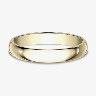 Modern Bride Womens 3mm 10k Gold Wedding Band In Yellow