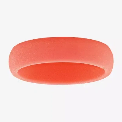 Modern Bride Womens 6mm Silicone Wedding Band In Transparent