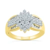 Modern Bride Womens 7/8 Ct. Natural White Diamond 10k Gold Engagement Ring In Gold