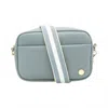Modern + Chic Women's Willow Convertible Crossbody Bag In Powder Blue In Blue
