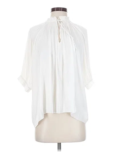 Pre-owned Modern Citizen 3/4 Sleeve Blouse In Ivory