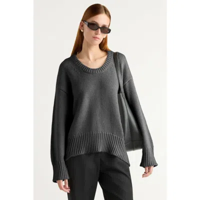 Modern Citizen Archie Deep U-neck Sweater In Gray