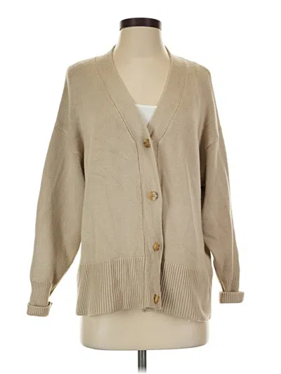 Pre-owned Modern Citizen Cardigan Sweater In Tan