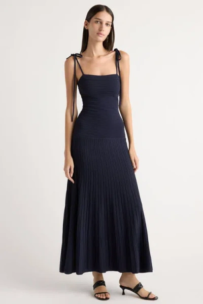 Modern Citizen Chan Ottoman-knit Dress In Multi