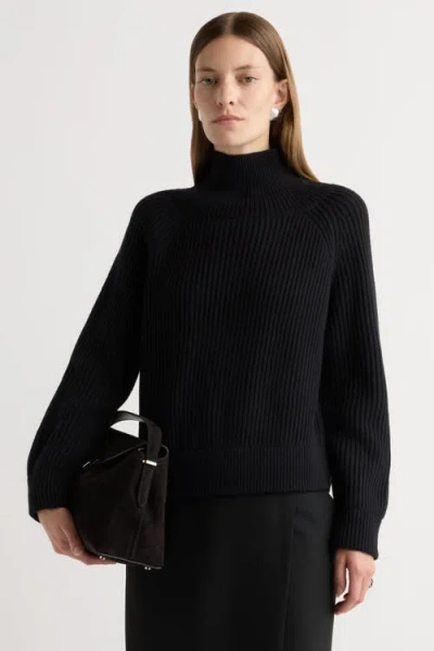 Modern Citizen Hadeel Organic Cotton-wool Mock-neck Sweater In Multi